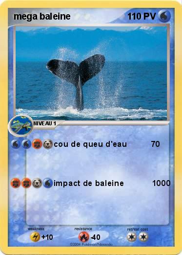 Pokemon mega baleine
