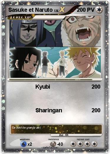 Pokemon Sasuke et Naruto Pokemon Sasuke et Naruto