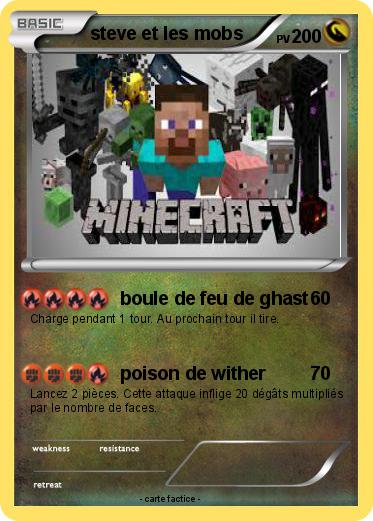 Pokemon steve et les mobs