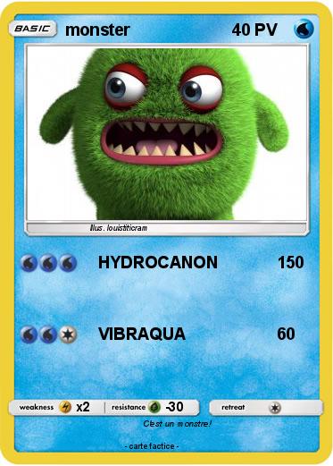 Pokemon monster