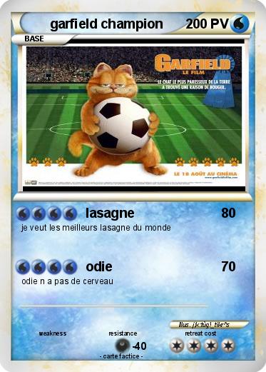 Pokemon garfield champion