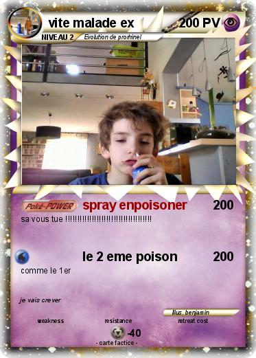 Pokemon vite malade ex