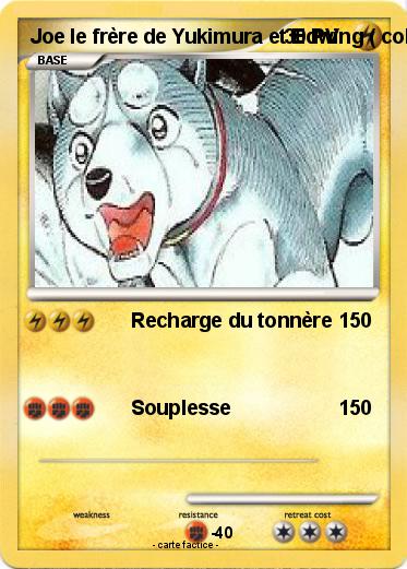 Pokemon Joe le frère de Yukimura et Edwing ( coloré )