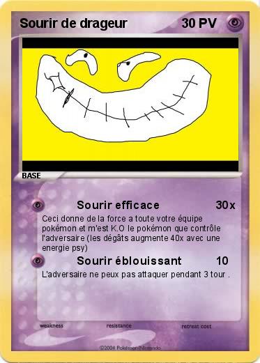 Pokemon Sourir de drageur
