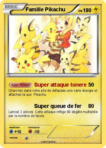 Pokemon Famille Pikachu