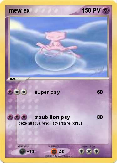 Pokemon mew ex