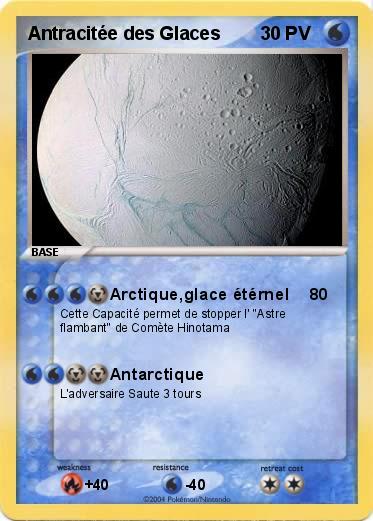 Pokemon Antracitée des Glaces