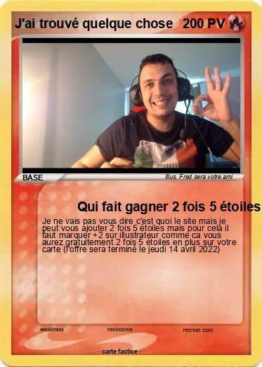 Pokemon J'ai trouvé quelque chose