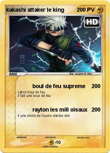 Pokemon kakashi attaker le king