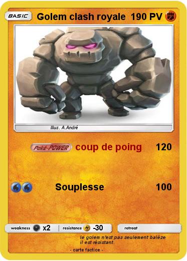 Pokemon Golem clash royale