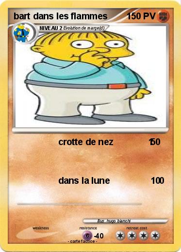 Pokemon bart dans les flammes