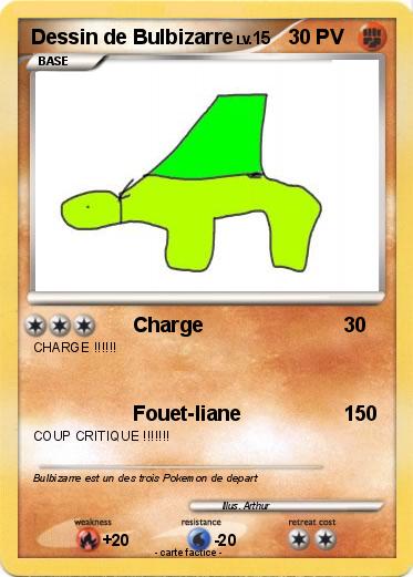 Pokemon Dessin de Bulbizarre