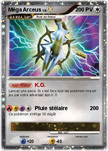Pokemon Méga Arceus
