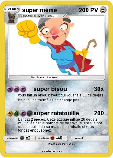 Pokemon super mémé