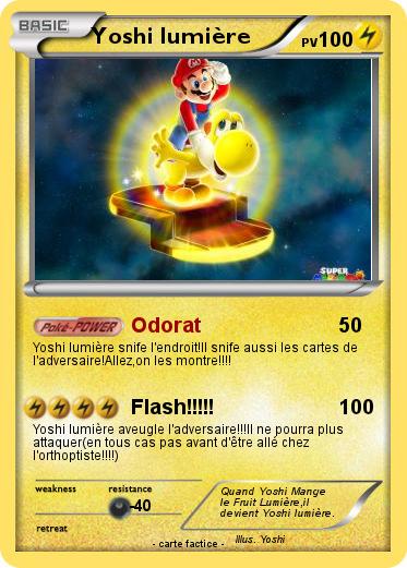 Pokemon Yoshi lumière