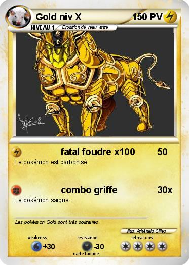 Pokemon Gold niv X