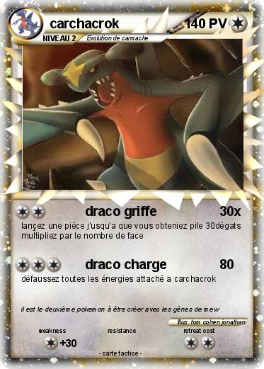 Pokemon carchacrok