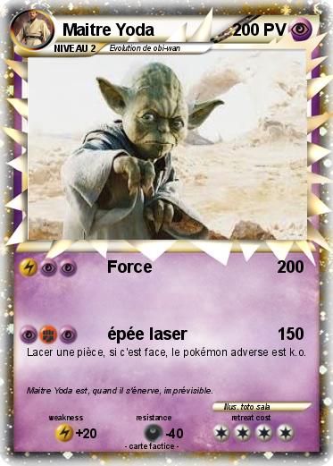 Pokemon Maitre Yoda