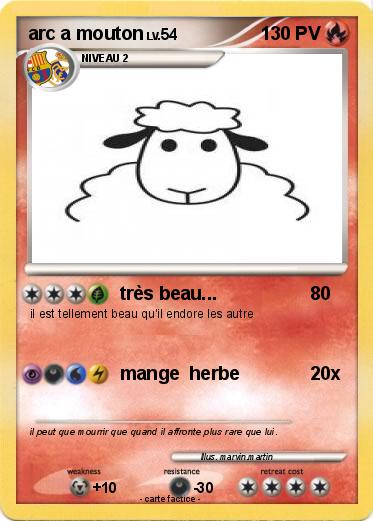 Pokemon arc a mouton