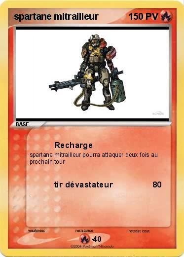 Pokemon spartane mitrailleur