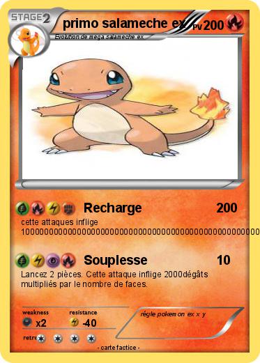 Pokemon primo salameche ex