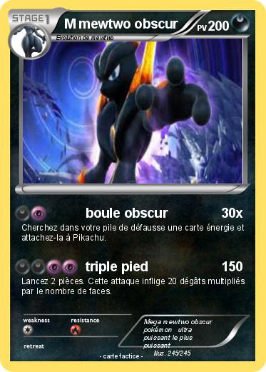 Pokemon M mewtwo obscur