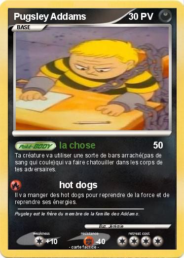 Pokemon Pugsley Addams