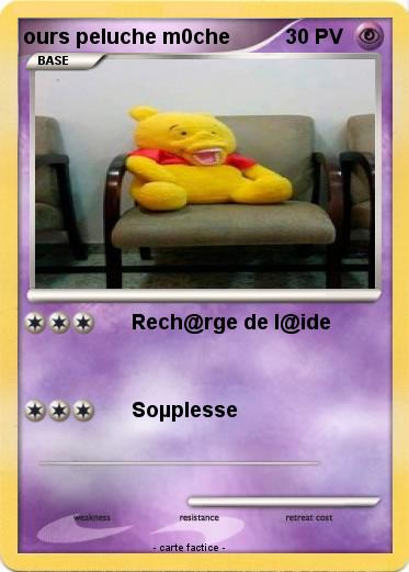 Pokemon ours peluche m0che