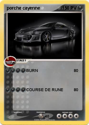 Pokemon porche cayenne