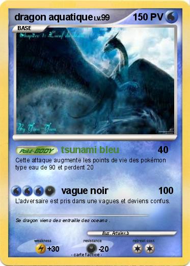 Pokemon dragon aquatique