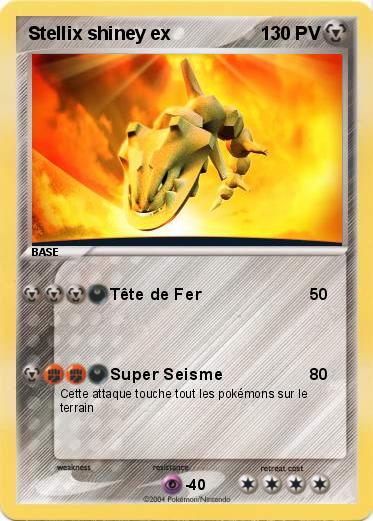 Pokemon Stellix shiney ex
