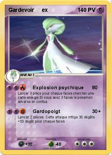Pokemon Gardevoir     ex 