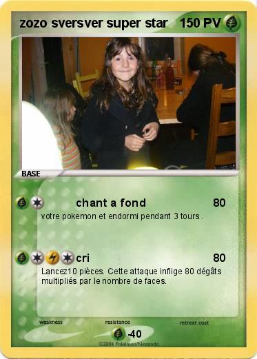 Pokemon zozo sversver super star
