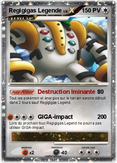 Pokemon Regigigas Legende