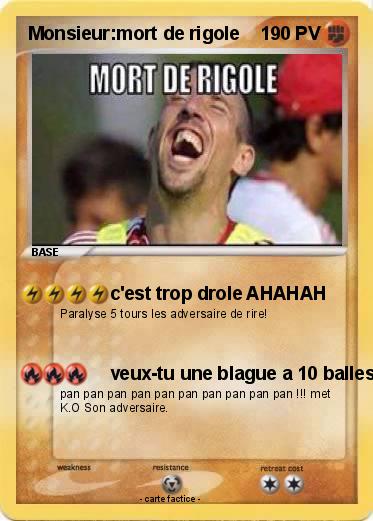 Pokemon Monsieur:mort de rigole