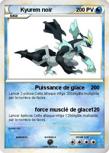 Pokemon Kyurem noir