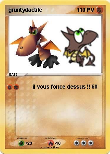 Pokemon gruntydactile
