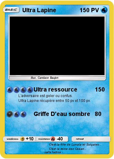Pokemon Ultra Lapine