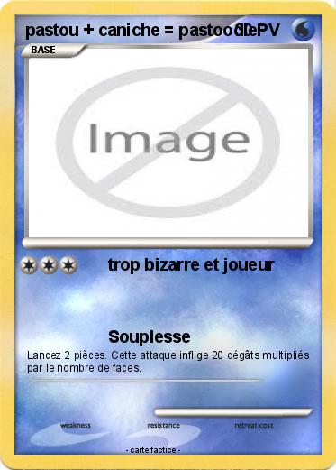 Pokemon pastou + caniche = pastoodle