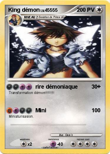 Pokemon King démon