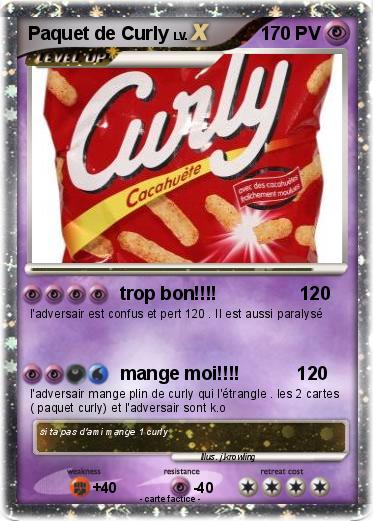 Pokemon Paquet de Curly