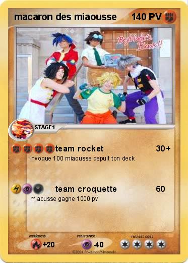 Pokemon macaron des miaousse
