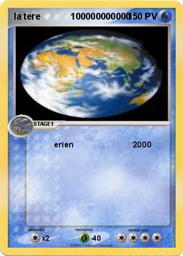 Pokemon la tere            100000000000