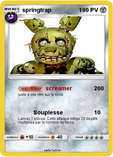 Pokemon springtrap
