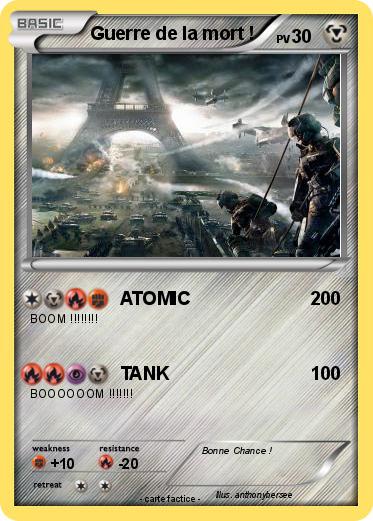 Pokemon Guerre de la mort !