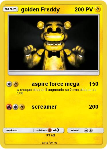 Pokemon golden Freddy