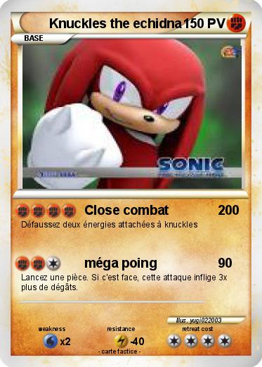 Pokemon Knuckles the echidna