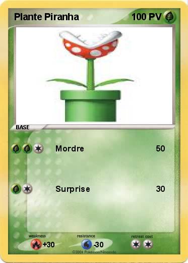Pokemon Plante Piranha