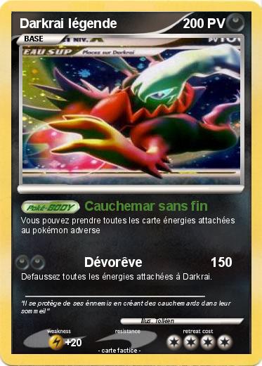 Pokemon Darkrai légende