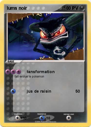 Pokemon lums noir
